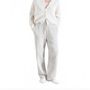 American Vintage Cream Track Pants